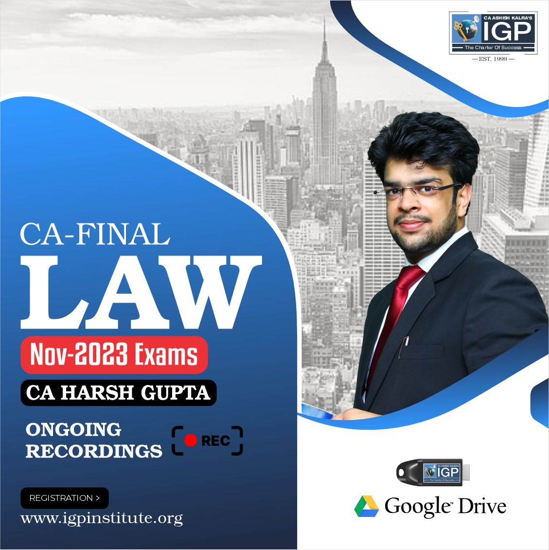 CA Final Law For Nov 23 Exam Ongoing Recordings-CA-Final-Law- CA Harsh Gupta